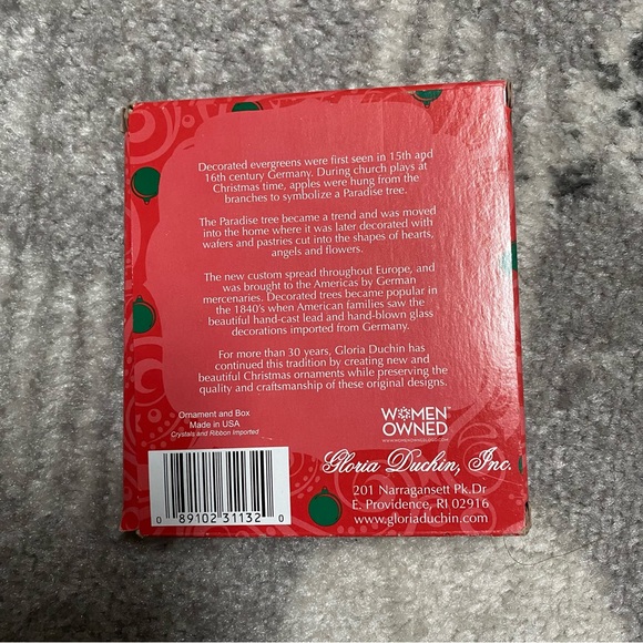 Silver Our First Christmas in Our New Home Christmas Ornament by Gloria Duchin - Picture 4 of 4